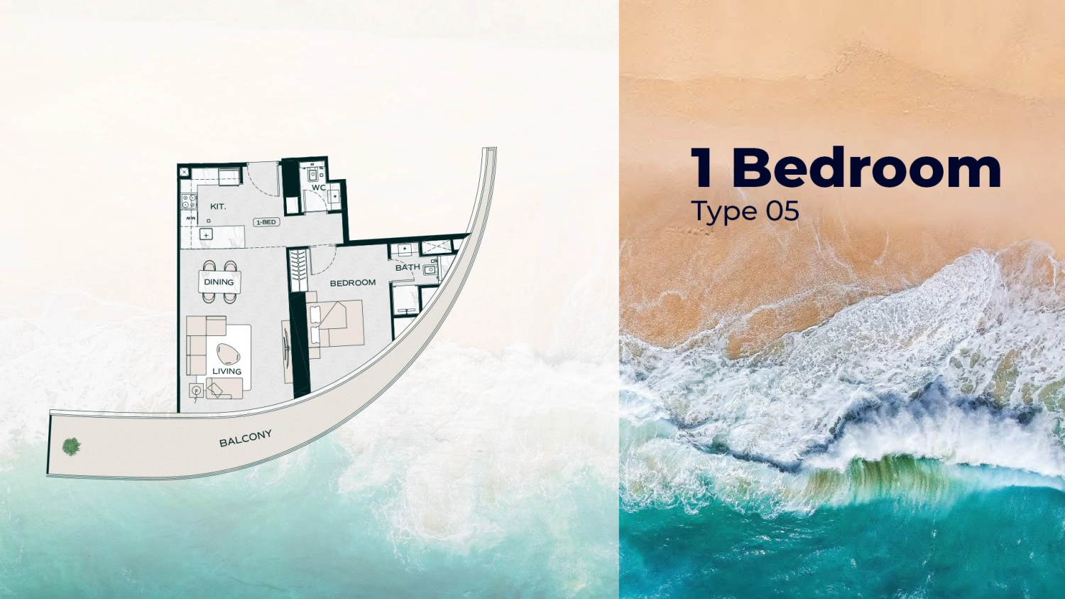 1 BR - Type B